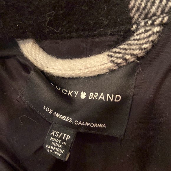 Lucky Brand Wool Fringe Jacket - Picture 3 of 4